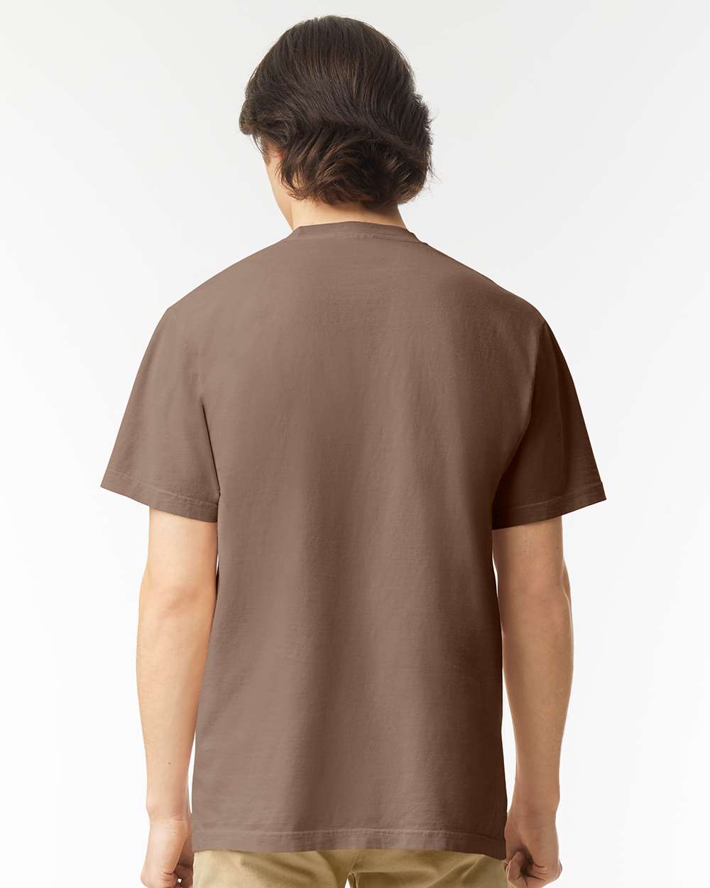 Heavyweight Ring Spun Tee / Espresso / Salt and Sand