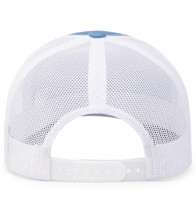 Trucker Snapback Cap / Columbia Blue / 757 saltandsandshop