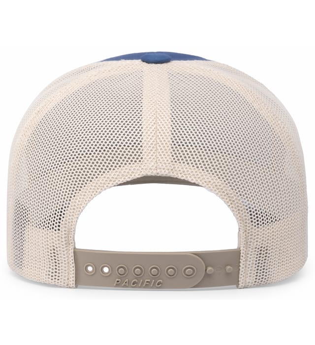 Shark Trucker Snapback Cap / Ocean Blue / Salt and Sand