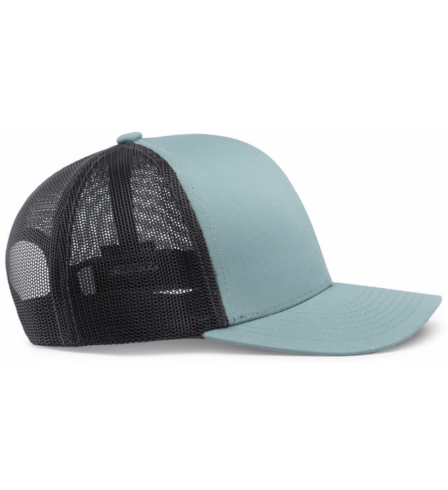 Trucker Snapback Cap / Smoke Blue/Black / 757