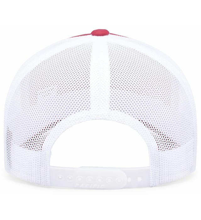 Shark Trucker Snapback Cap / Cardinal/White / Salt and Sand