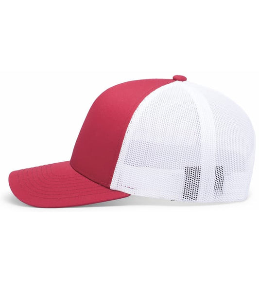 Shark Trucker Snapback Cap / Cardinal/White / Salt and Sand