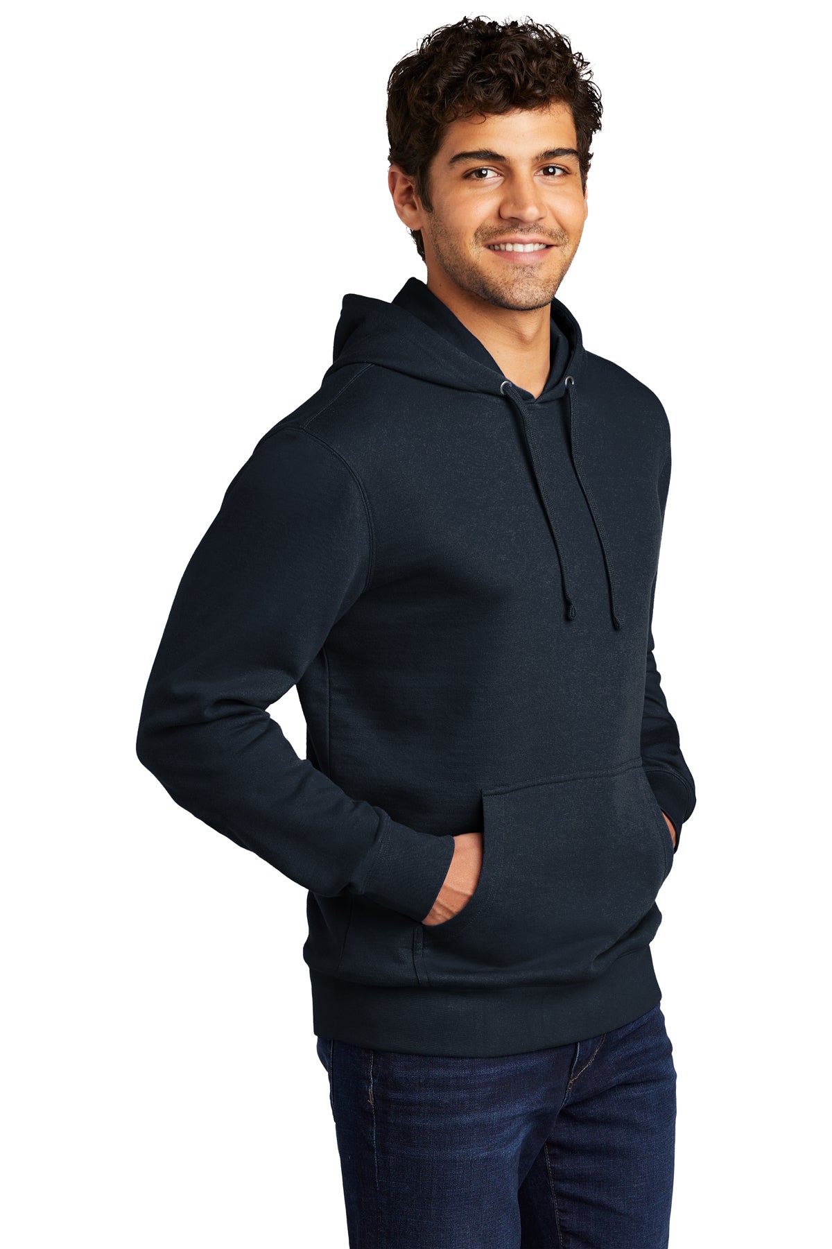 Softstyle Fleece Hoodie / Navy / Salt and Sand
