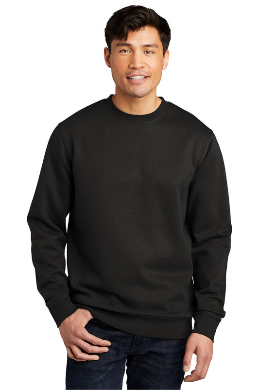 Fleece Crewneck Sweatshirt / Black / Salt and Sand