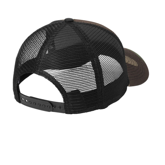Snapback Trucker Cap / Camo & Black / 757