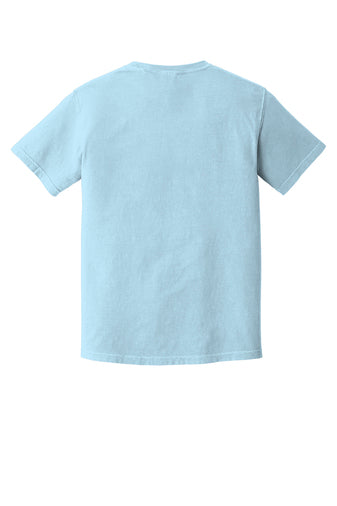 Adult Heavyweight Ring Spun Tee / Chambray / Salt and Sand