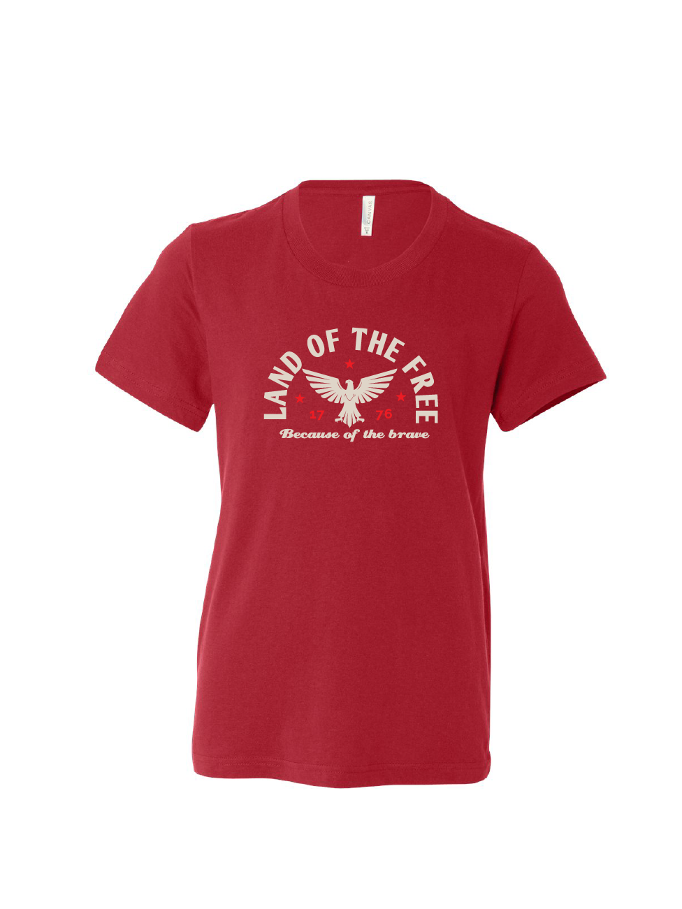 Land of the Free / Adult Unisex Softstyle Short Sleeve Tee / 3 Colors / Patriotic saltandsandshop