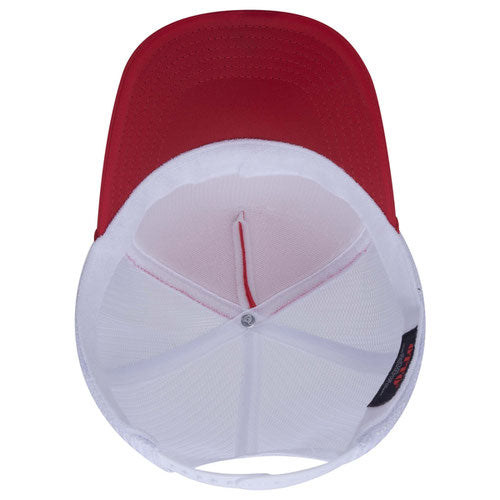 High Crown Foam Trucker Hat / Red/White / Salt and Sand saltandsandshop