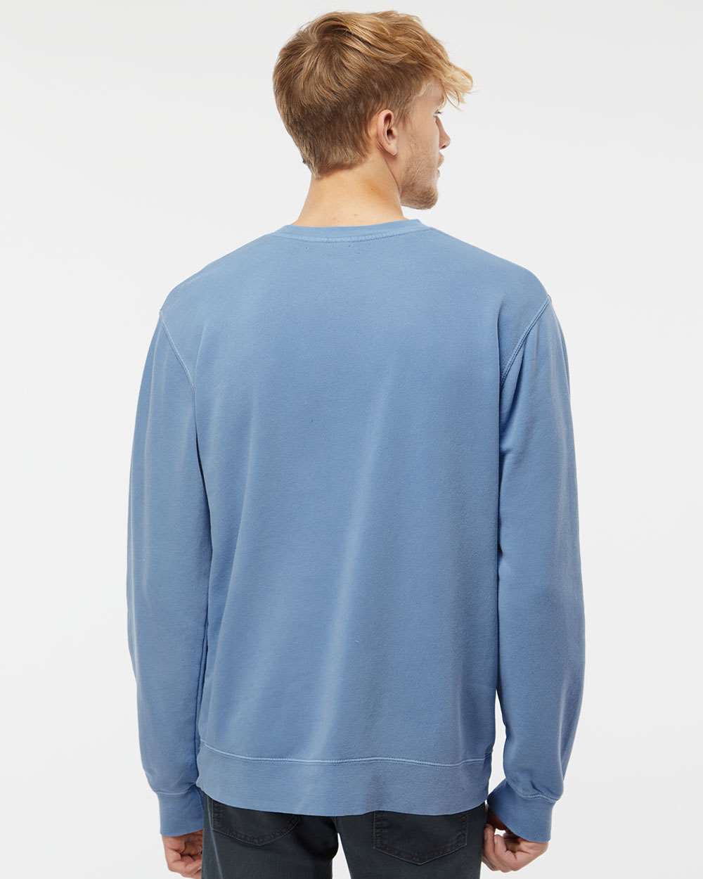 Retro Pigment-Dyed Crewneck Sweatshirt / Light Blue / Salt and Sand saltandsandshop