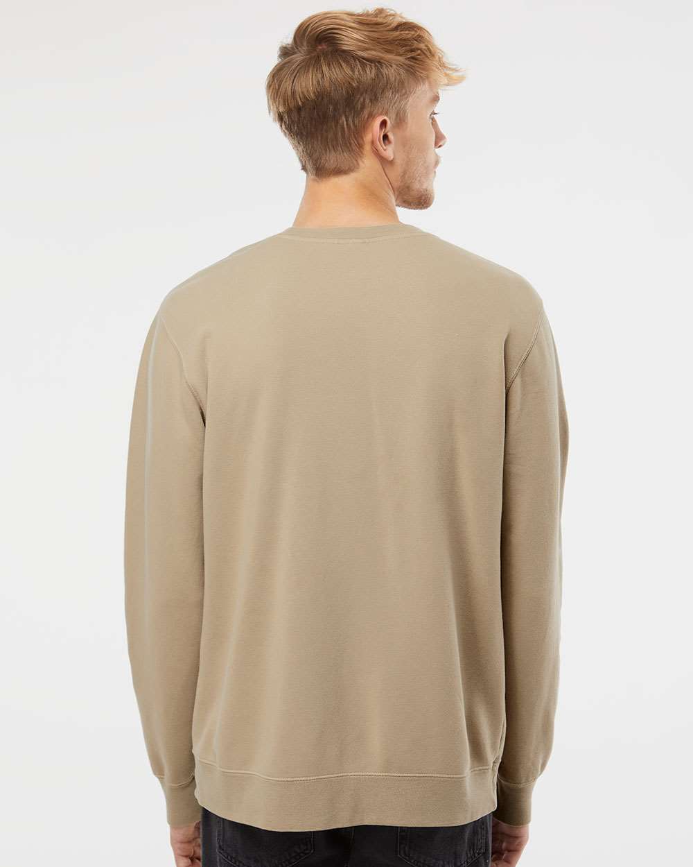 Midweight Pigment-Dyed Crewneck Sweatshirt / Pigment Sandstone / Norfolk Virginia saltandsandshop
