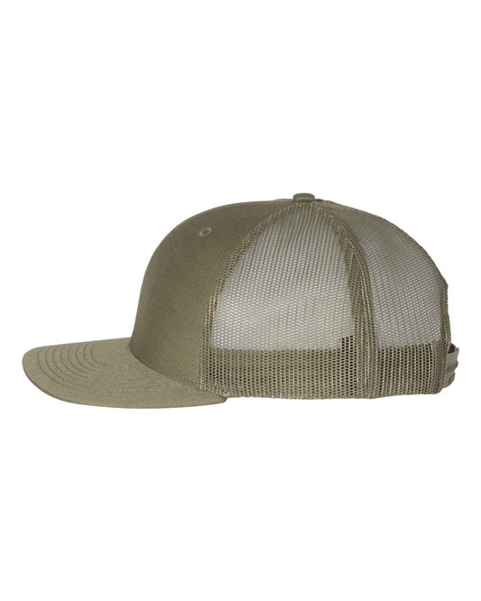 Snapback Trucker Cap / Loden / Salt and Sand