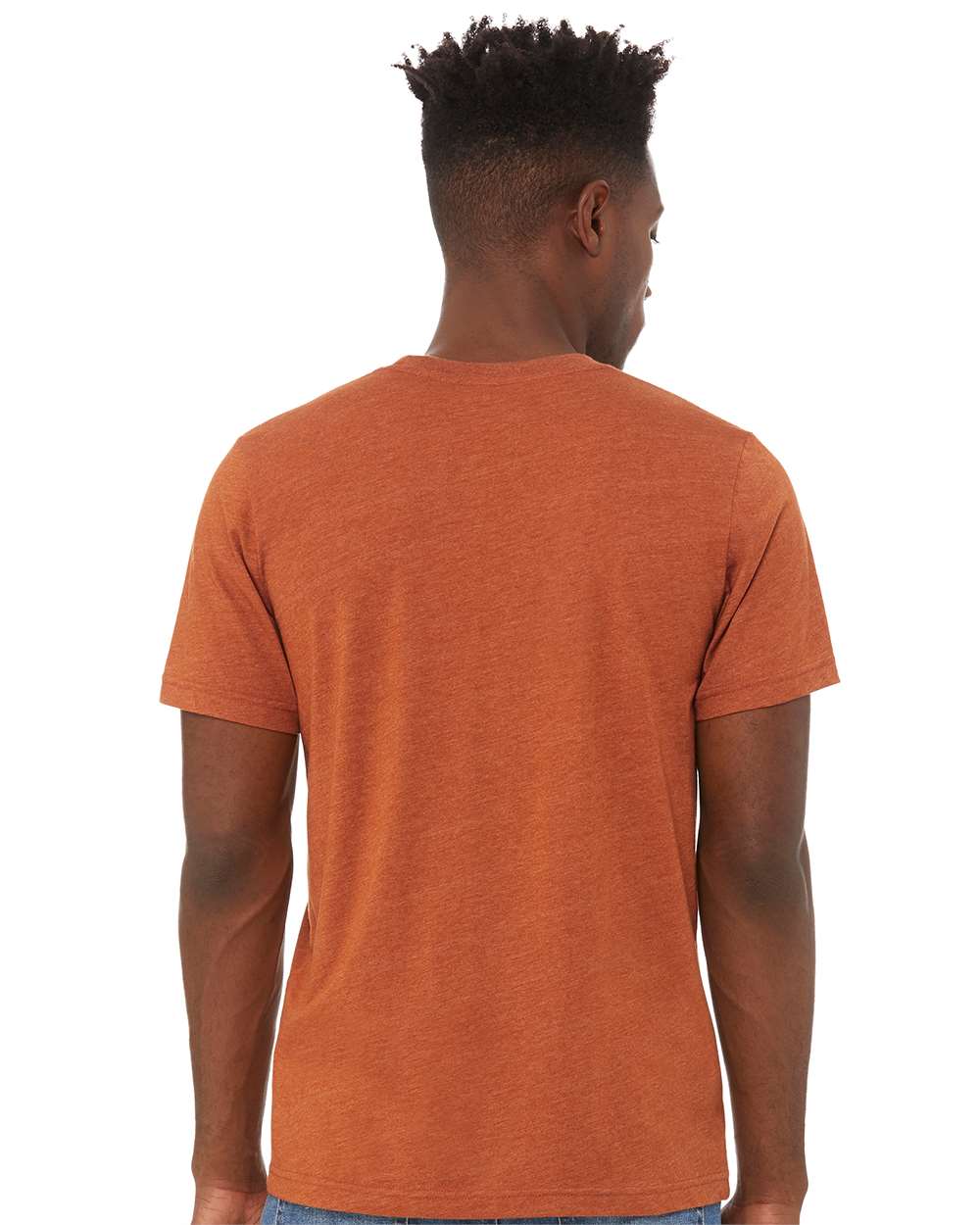 Unisex Heather CVC Short Sleeve Tee / Heather Autumn / Halloween