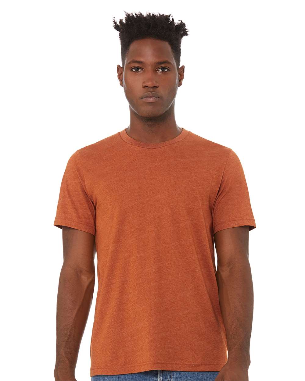 Unisex Heather CVC Short Sleeve Tee / Heather Autumn / Halloween