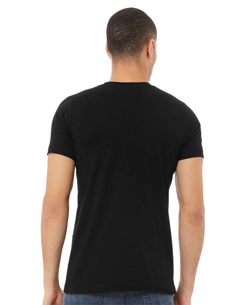 Unisex Heather CVC Short Sleeve Tee / Black Heather / Halloween