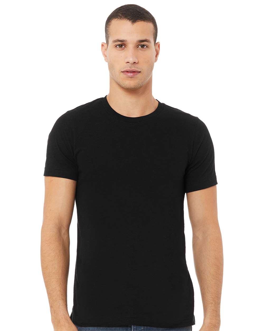 Unisex Heather CVC Short Sleeve Tee / Black Heather / Halloween