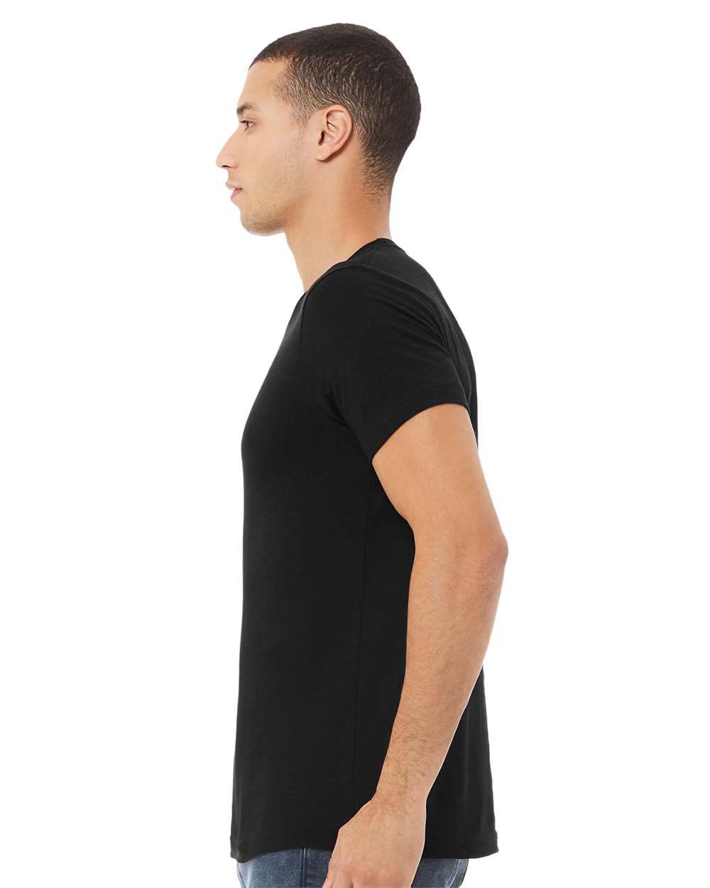Unisex Heather CVC Short Sleeve Tee / Black Heather / Halloween