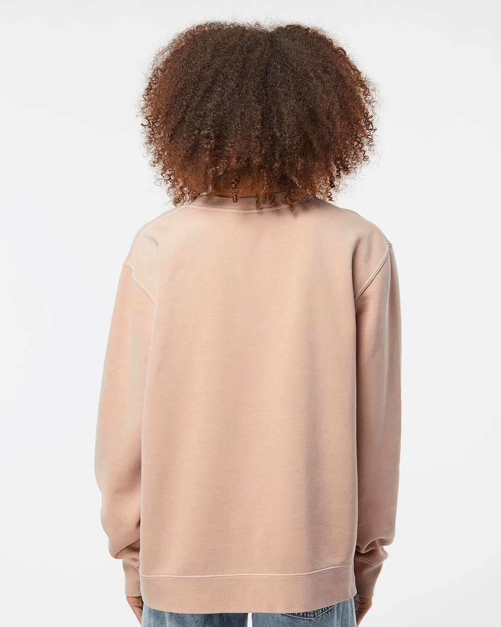 Retro Pigment-Dyed Crewneck Sweatshirt / Dusty Pink / Salt and Sand saltandsandshop