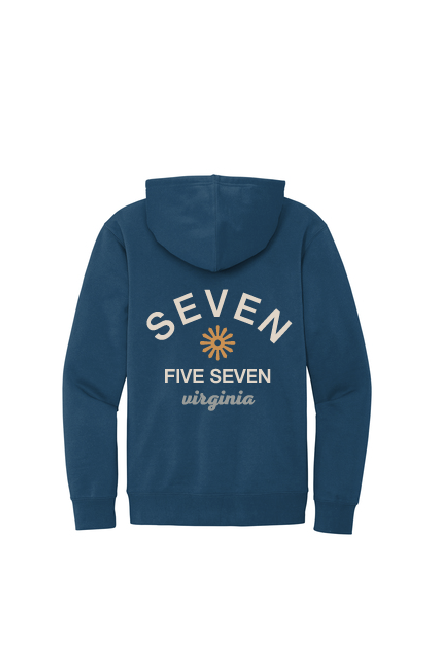 757 Midnight Blue Hoodie and Trucker Hat Bundle / Salt & Sand