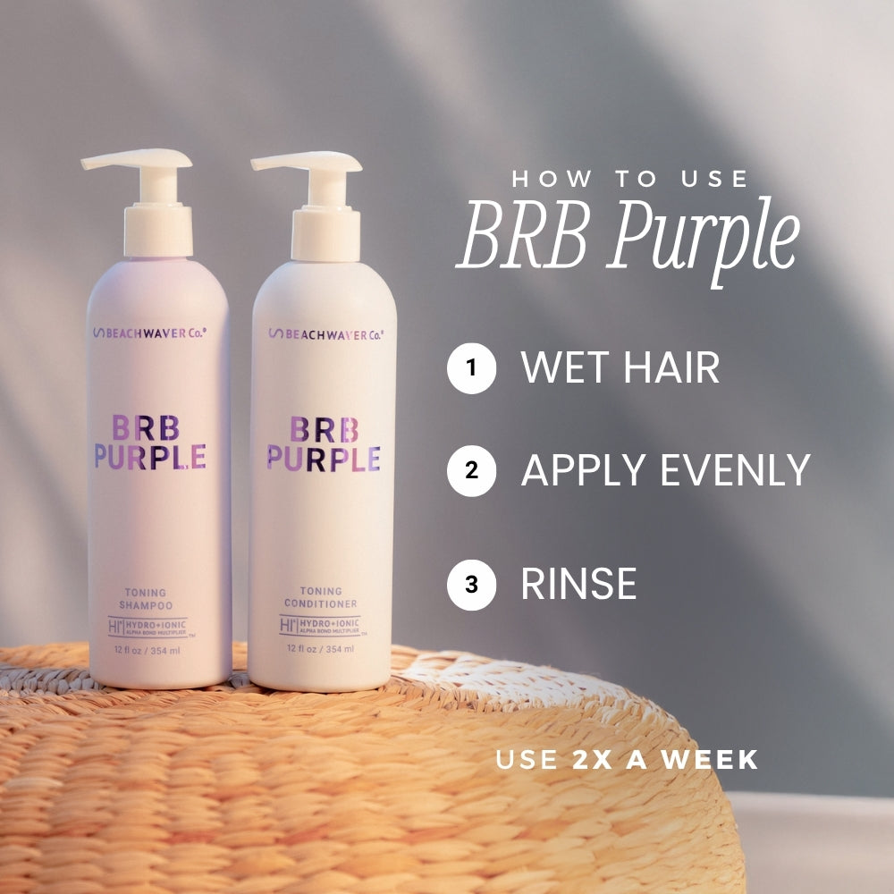 BRB Blonde Purple Conditioner The Beachwaver Co.