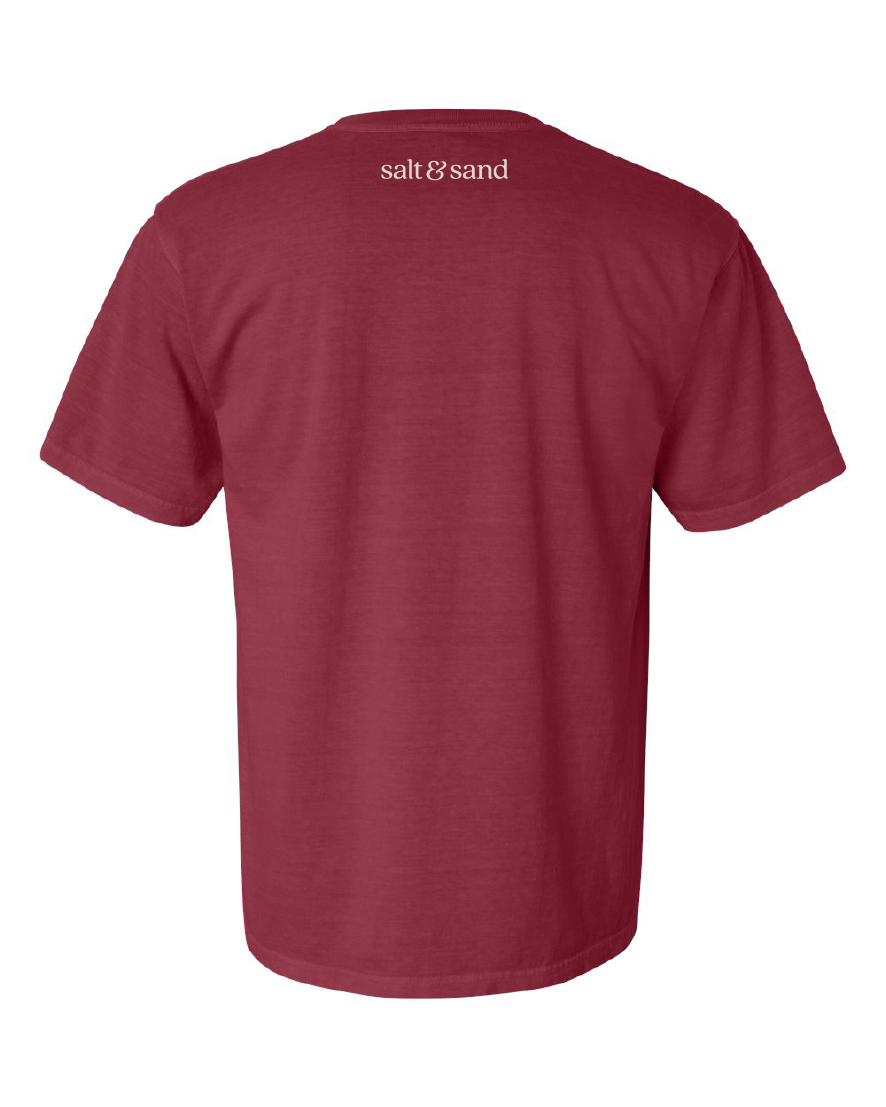 SANTA / Heavyweight Ring Spun Tee / 3 Colors / Christmas