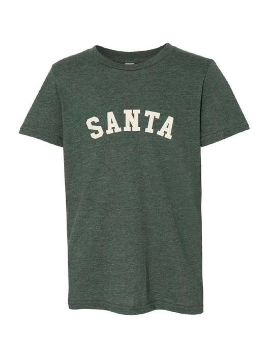 SANTA / Unisex Heather Softstyle Short Sleeve Tee / 2 Colors / Christmas