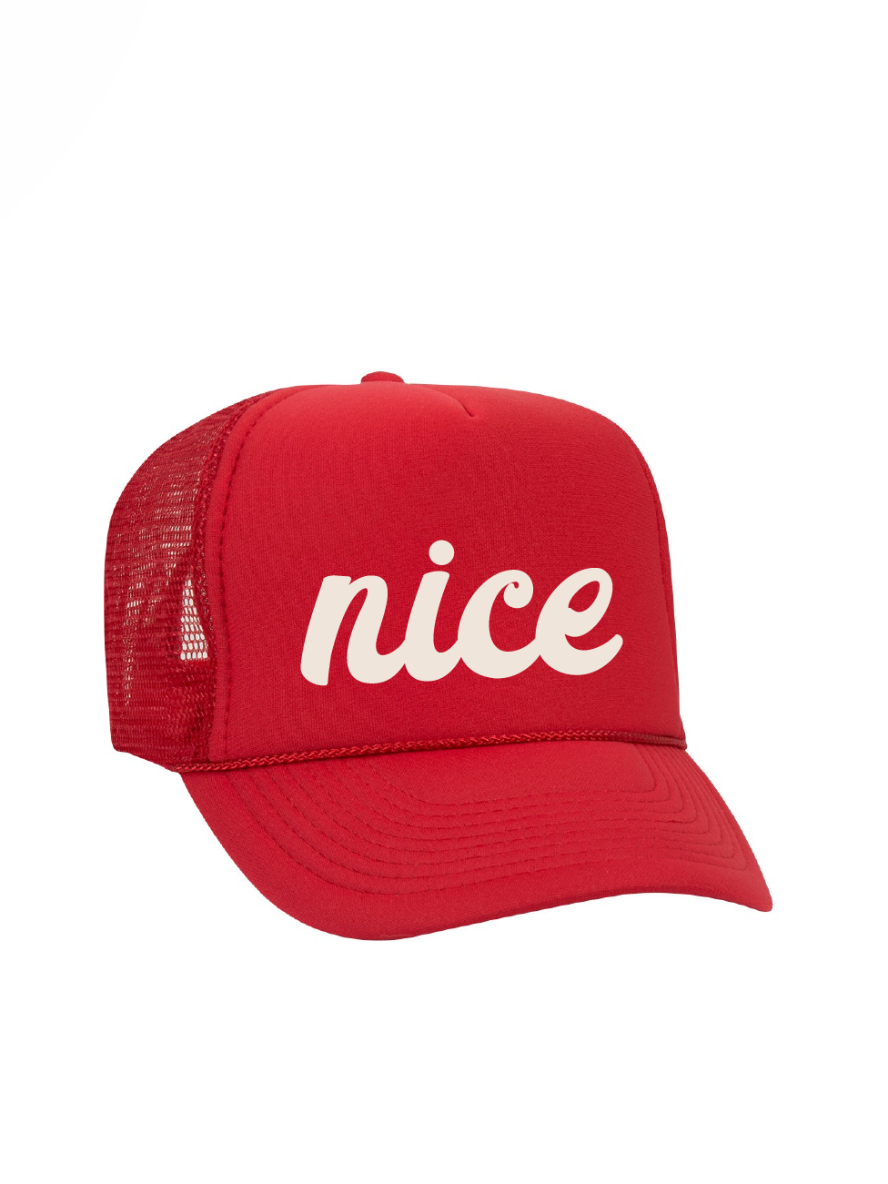 Nice Mid Crown Foam Trucker Hat / Christmas saltandsandshop