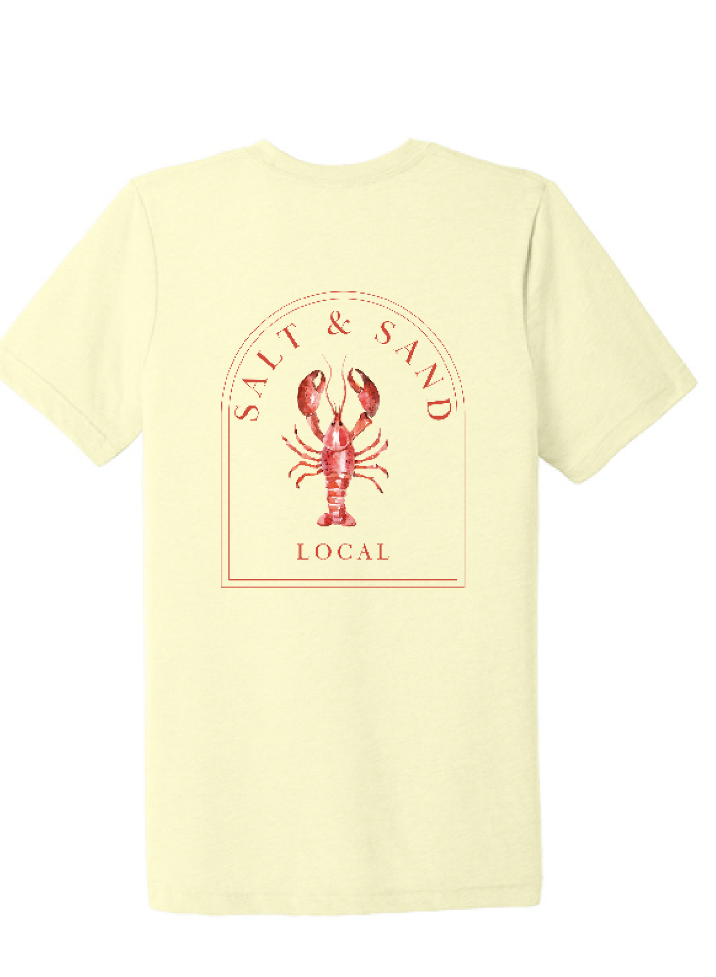 Lobster Triblend Softstyle Tee / Pale Yellow / Salt and Sand saltandsandshop