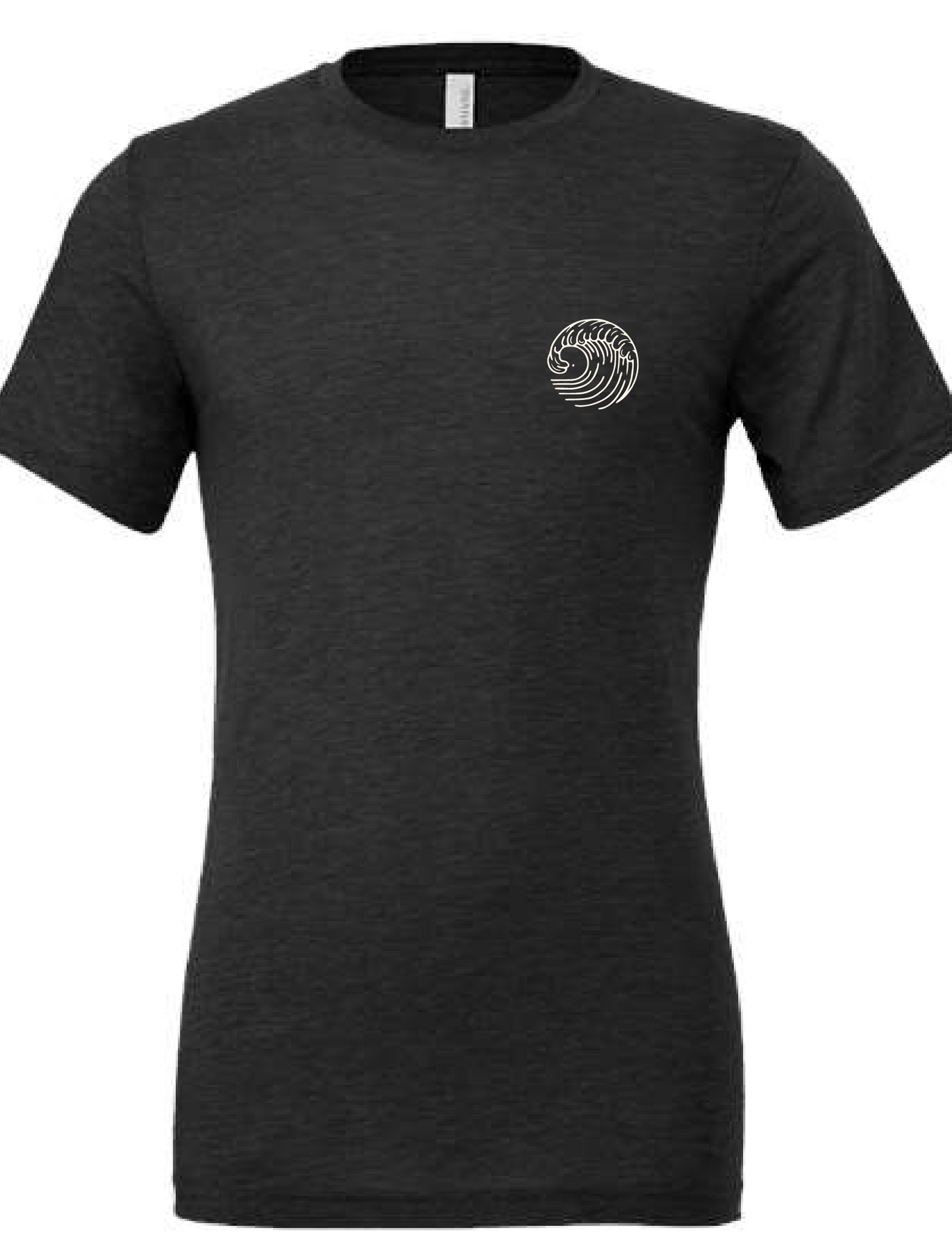Triblend Softstyle Tee / Solid Dark Grey / Salt and Sand