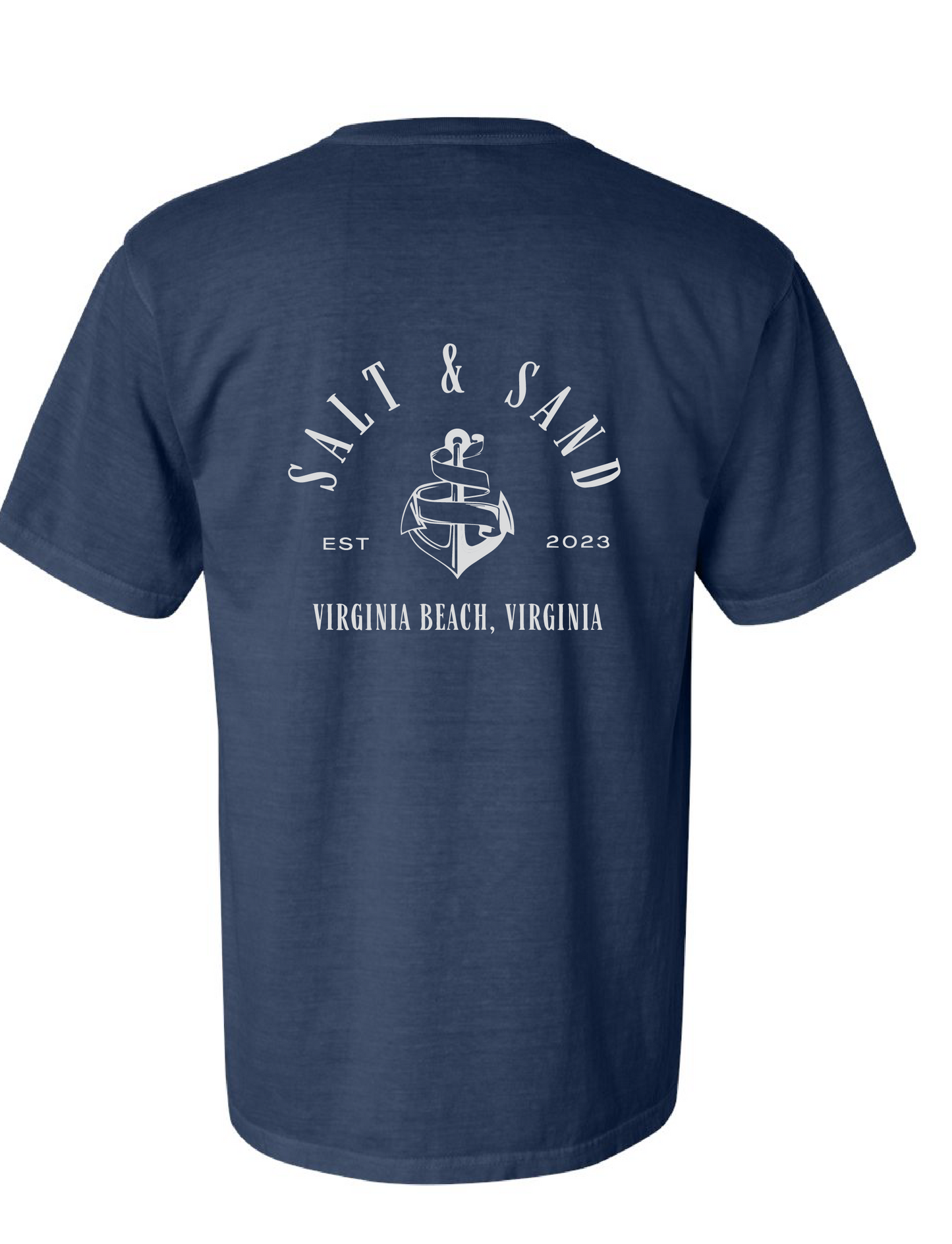 Anchor Ring Spun Tee / Navy / Local saltandsandshop