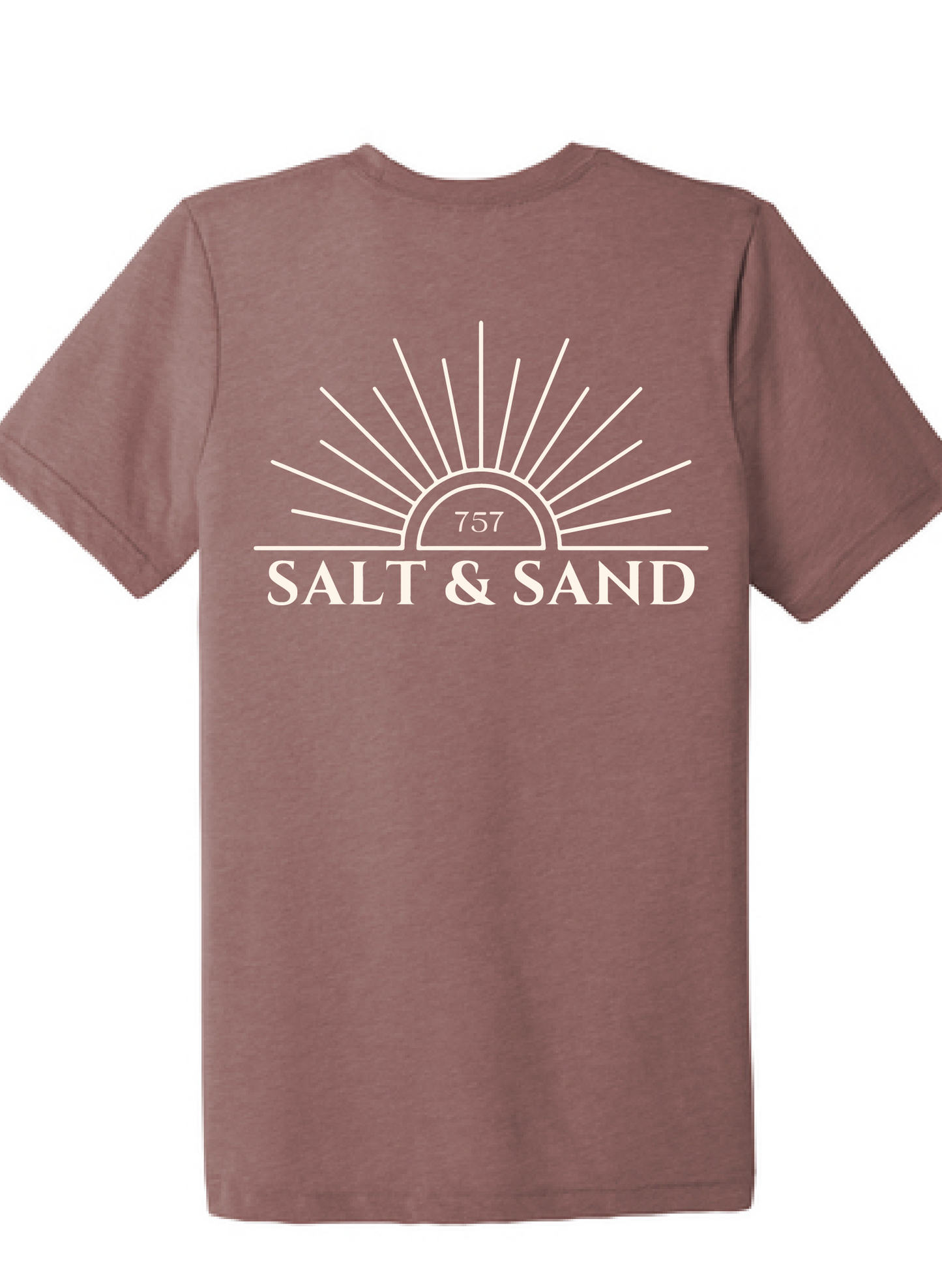 Triblend Softsstyle Tee / Mauve / Salt & Sand
