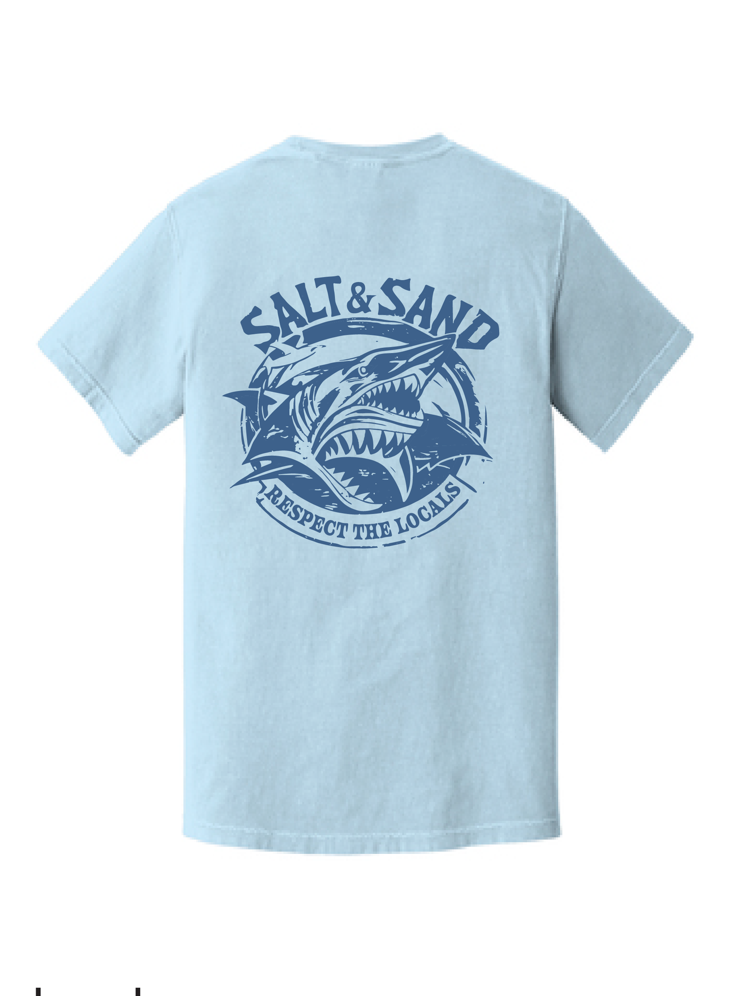 Shark Ring Spun Tee (Youth & Adult) / Chambry / Coastal saltandsandshop