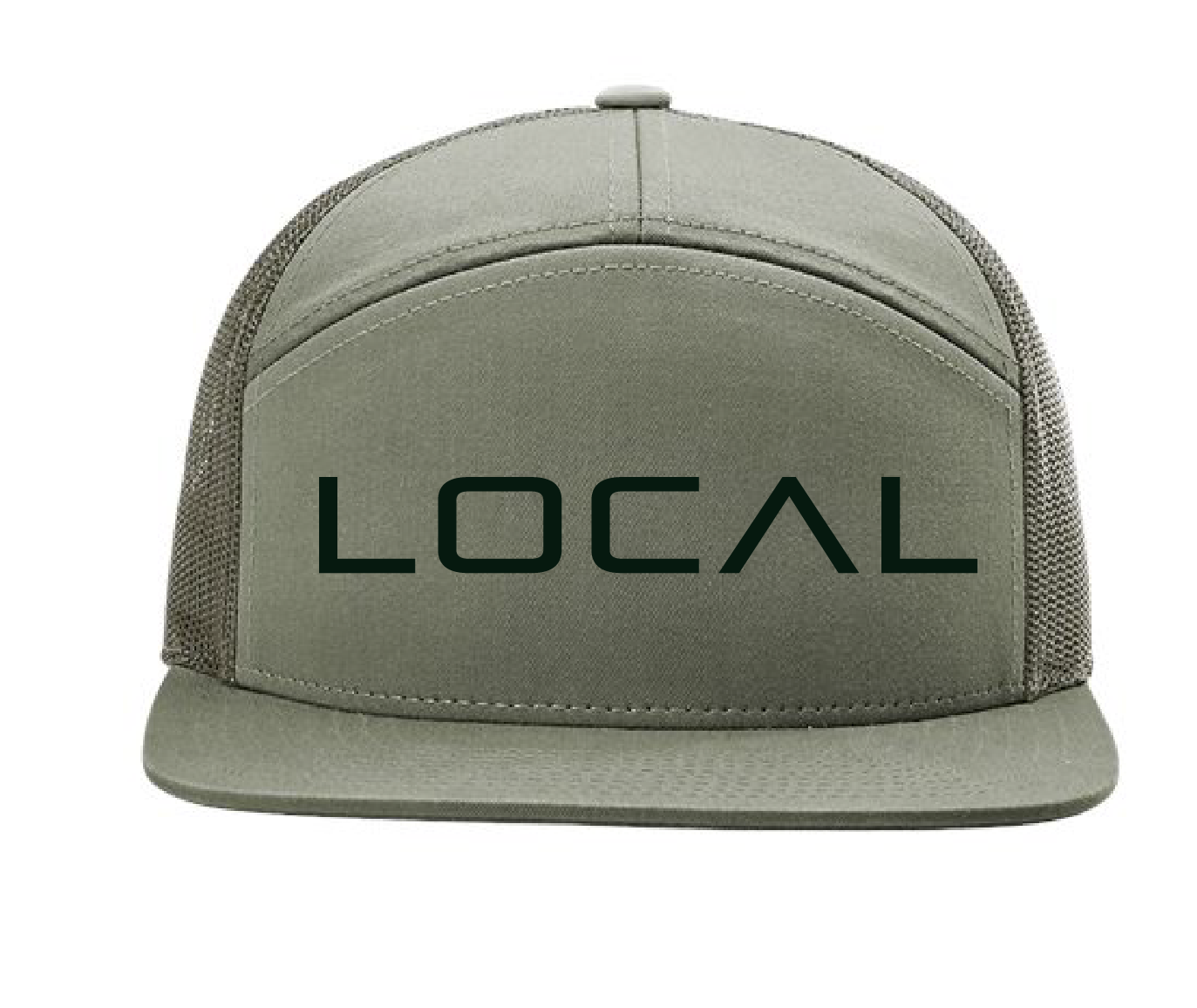 Seven-Panel Trucker Cap / Loden / Local