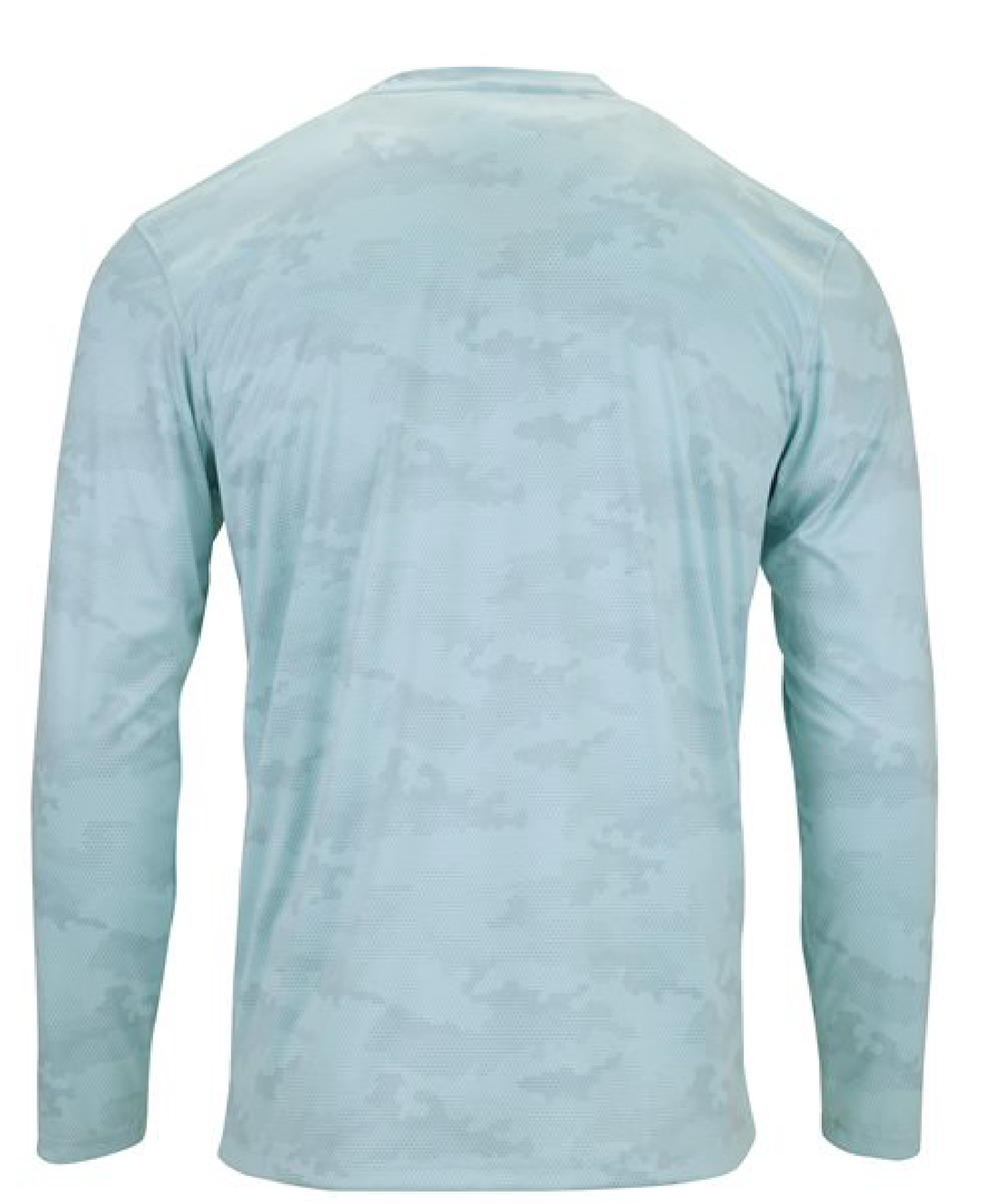 Pompano Performance Camo Long Sleeve T-Shirt / Aqua Camo / Local