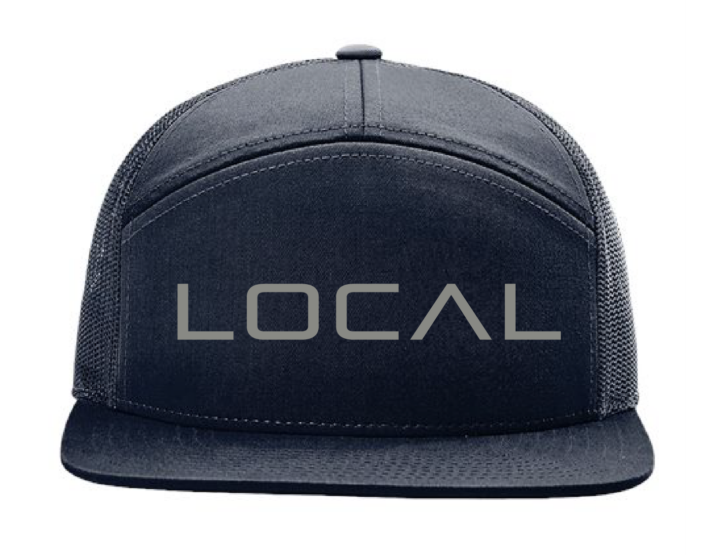 Seven-Panel Trucker Cap / Navy / Local