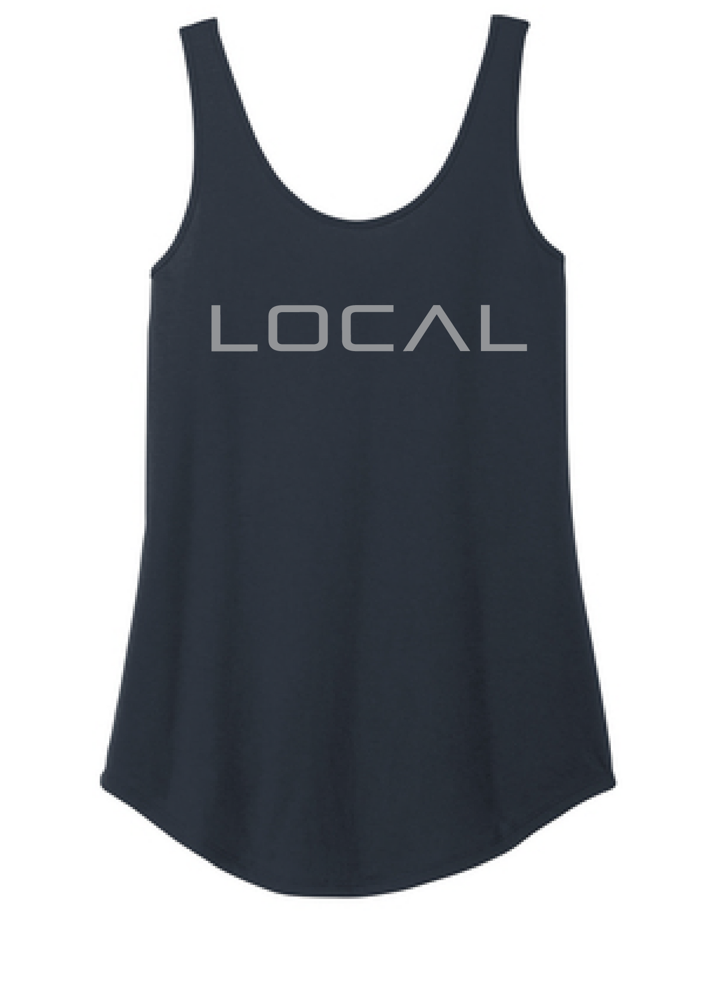 Women’s Triblend Relaxed Tank / Navy / Local