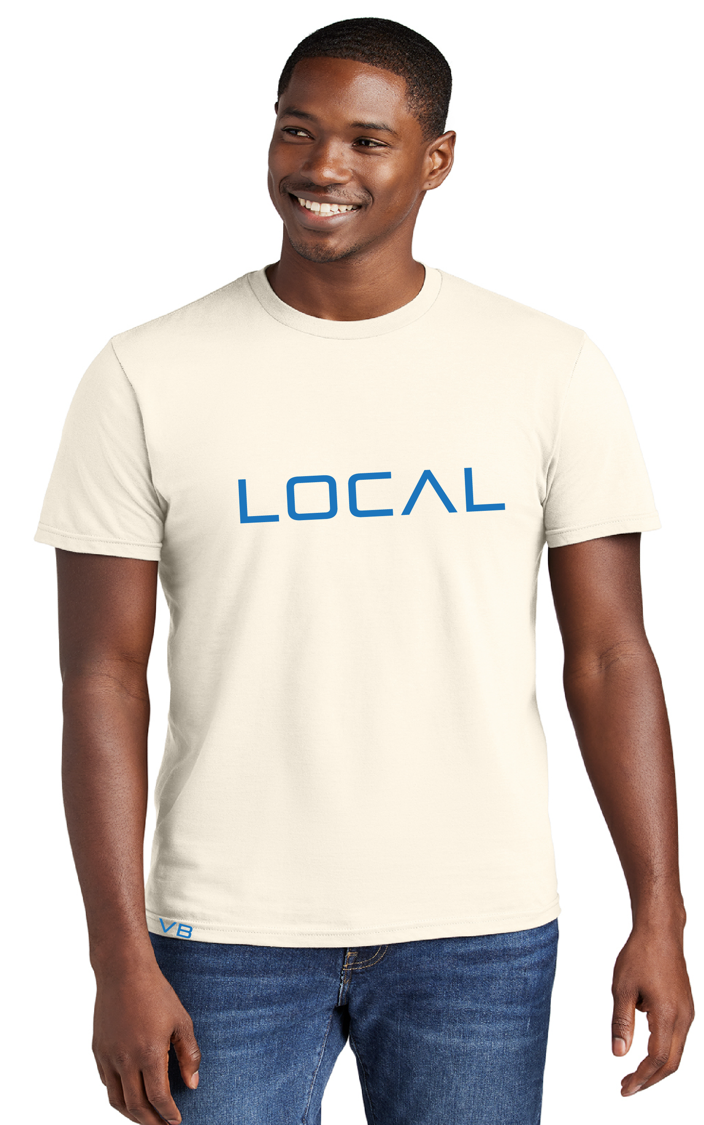 Unisex Heather Triblend Tee / Natural / Local saltandsandshop
