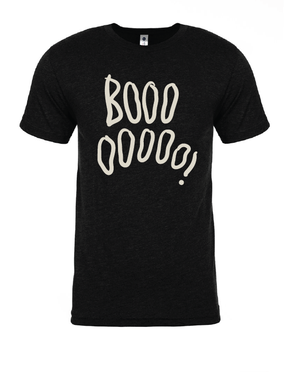 Unisex Heather CVC Short Sleeve Tee / Black Heather / Halloween