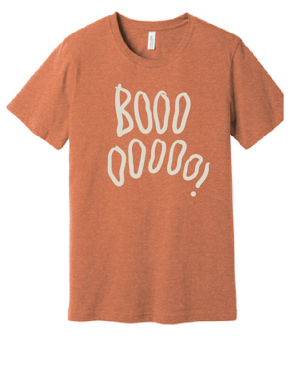 Unisex Heather CVC Short Sleeve Tee / Heather Autumn / Halloween