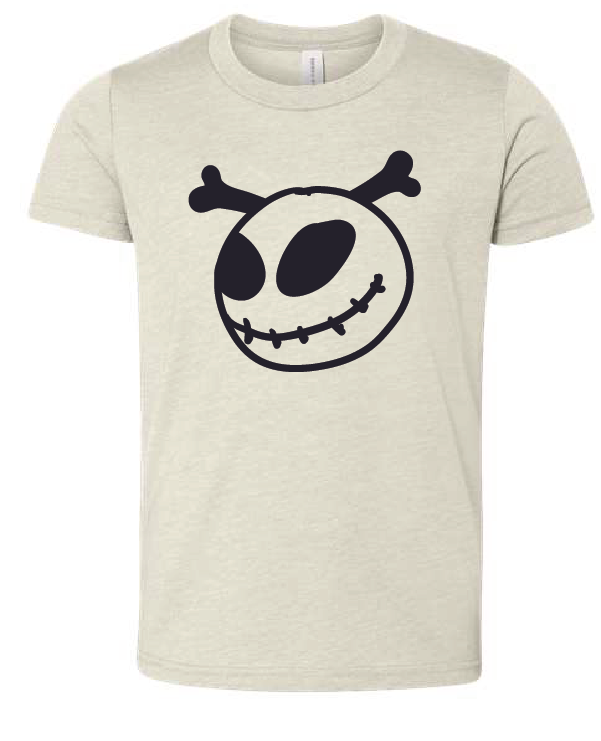 Unisex Heather CVC Short Sleeve Tee / Heather Dust / Halloween