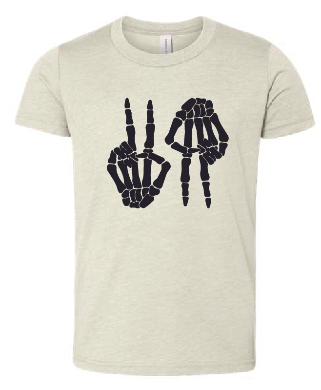 VA Unisex Heather CVC Short Sleeve Tee / Heather Dust / Halloween
