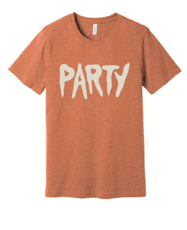 Unisex Heather CVC Short Sleeve Tee / Heather Autumn / Halloween