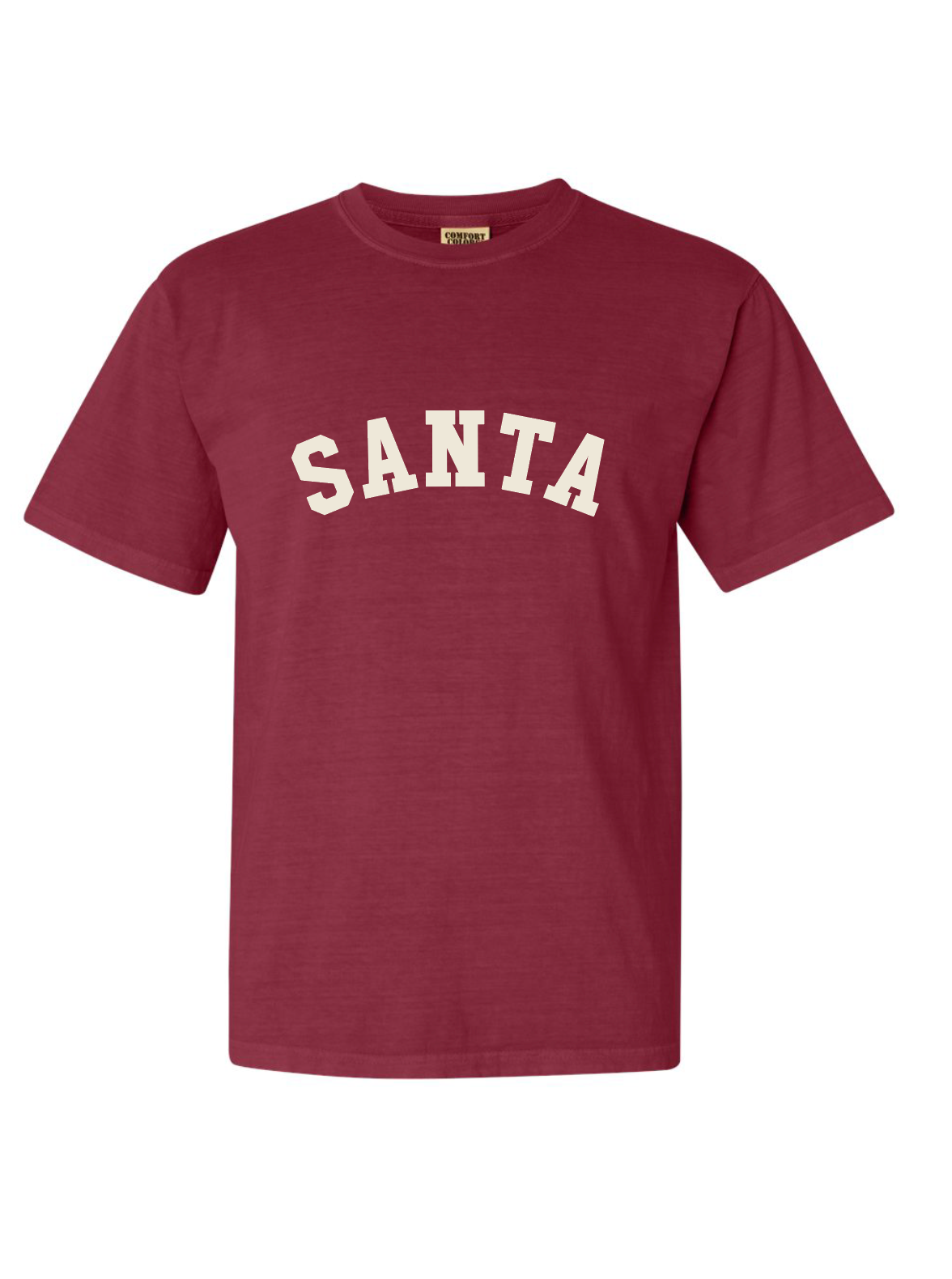 SANTA / Heavyweight Ring Spun Tee / 3 Colors / Christmas