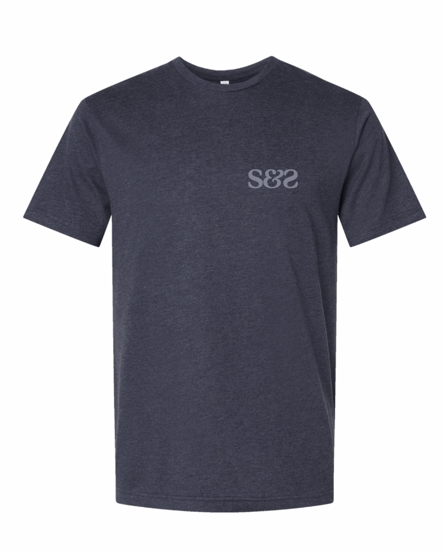 Fine Jersey Unisex T-Shirt / Vintage Navy / Salt and Sand / Eagle