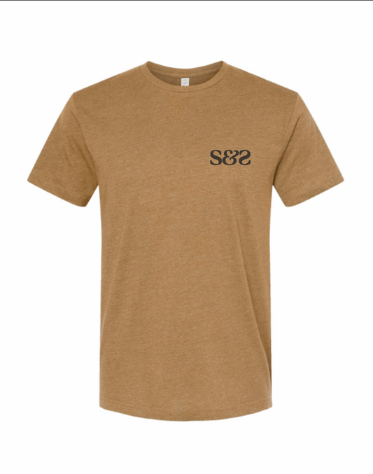 Fine Jersey Unisex T-Shirt / Vintage Coyote Brown / Salt and Sand / Eagle