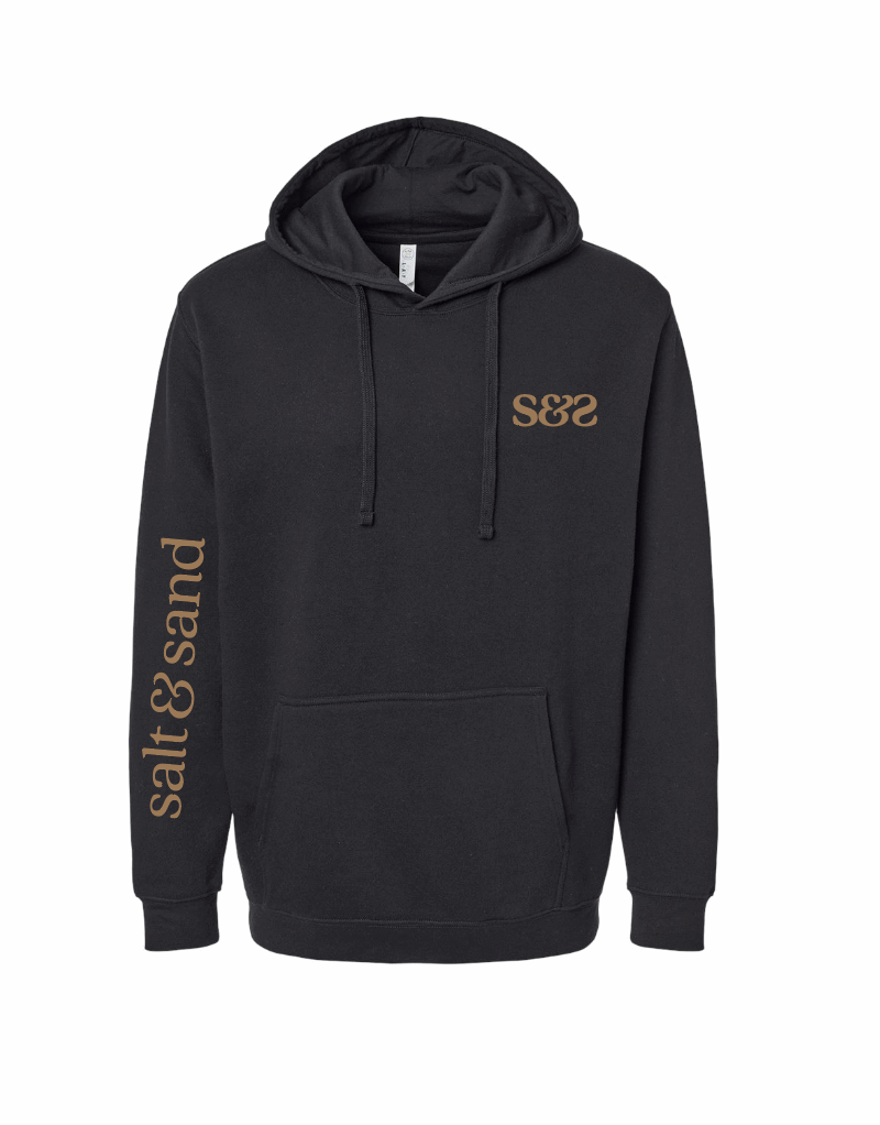 Elevated Fleece Hooded Sweatshirt / Black / Salt and Sand / Patriotic