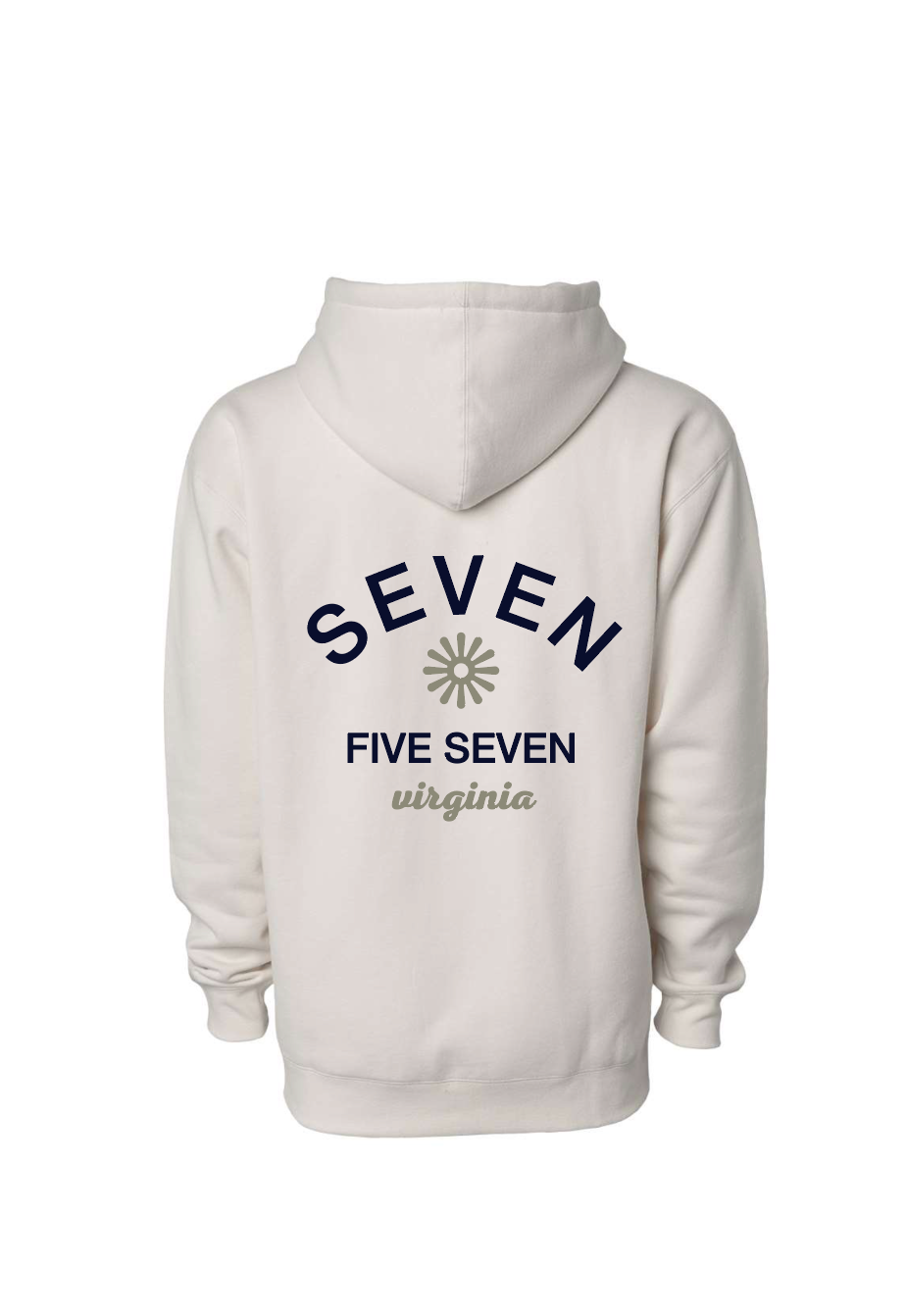 757 Ivory Hoodie and Foam Trucker Hat Bundle / Salt & Sand
