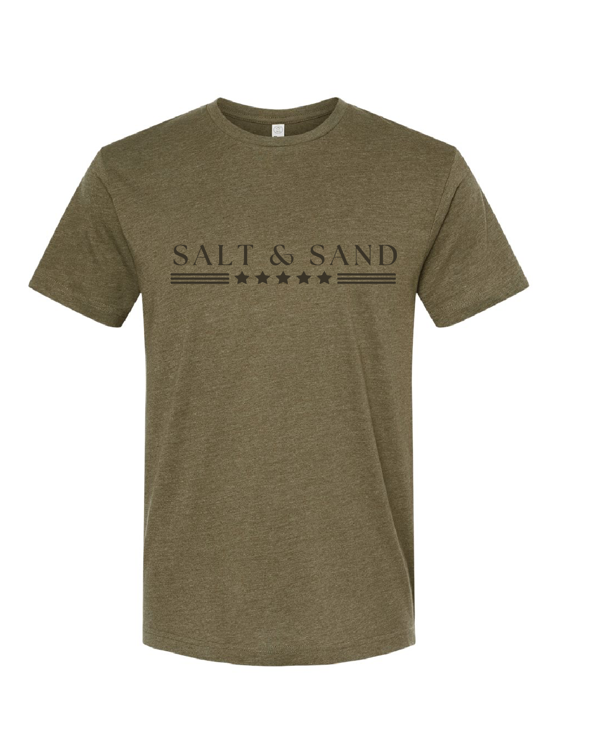 Eagle Flag / Fine Jersey Unisex T-Shirt / Vintage Military Green / Patriotic