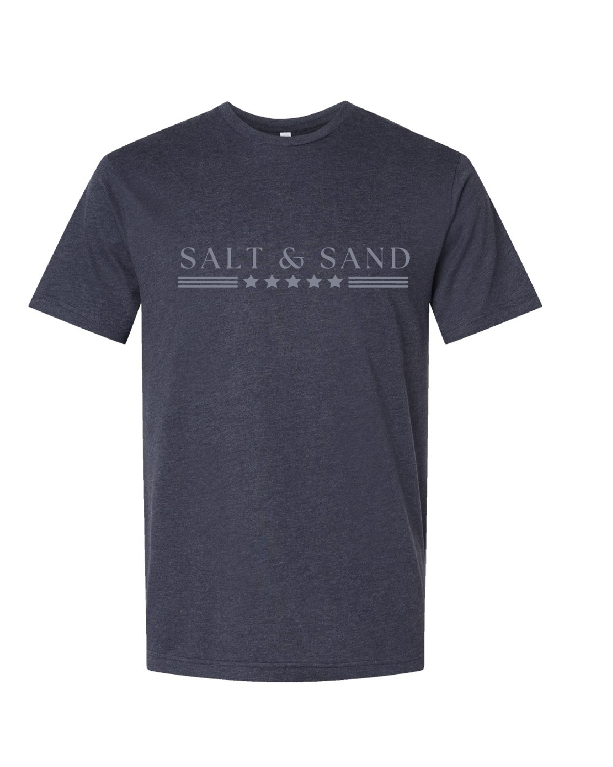 Flag / Fine Jersey Unisex T-Shirt / Vintage Navy / Patriotic saltandsandshop