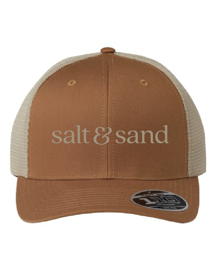757 Midnight Blue Hoodie and Trucker Hat Bundle / Salt & Sand