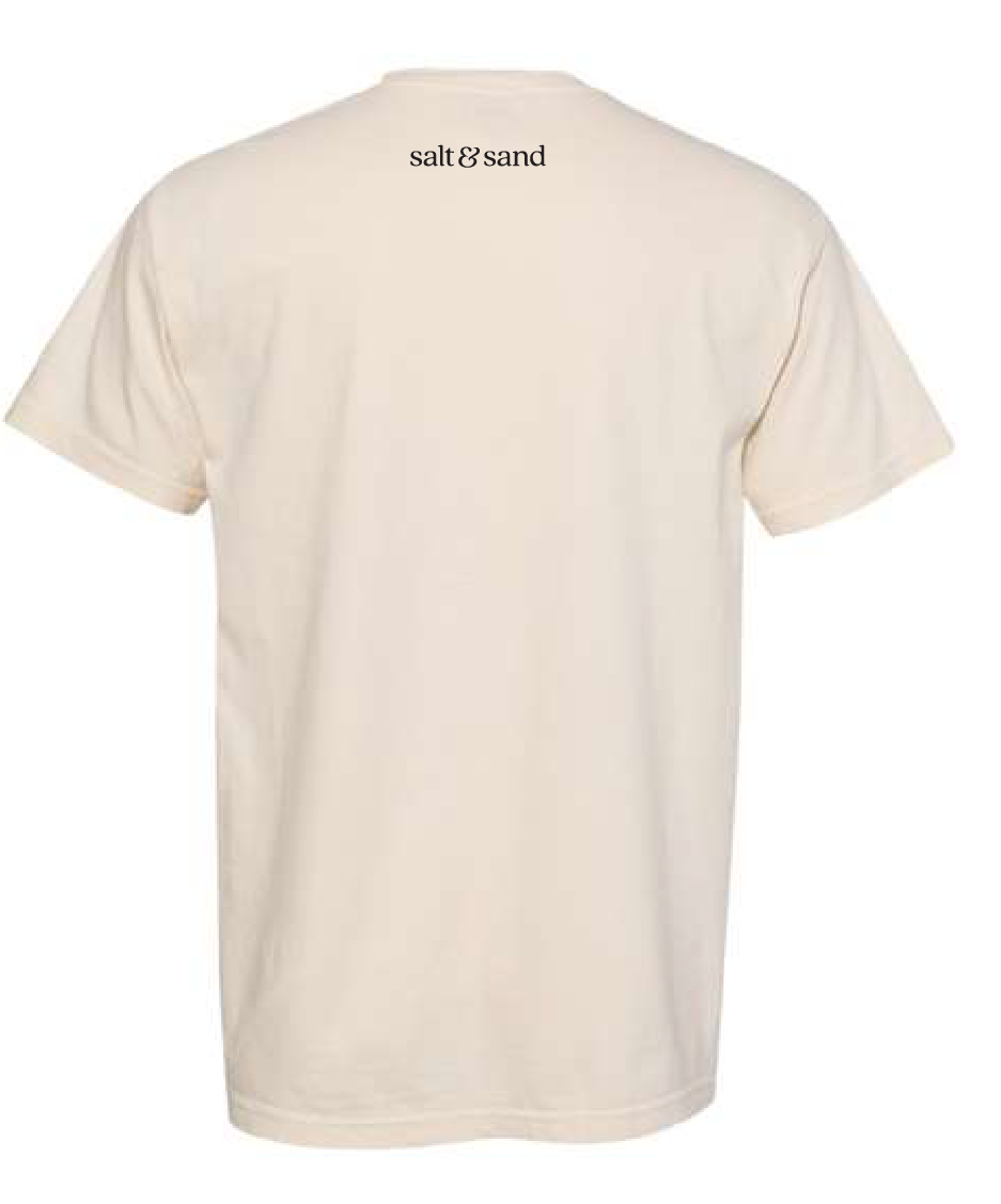 Heavyweight Ring Spun Tee / Ivory / Local saltandsandshop